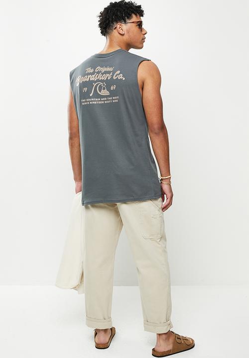 Quiksilver - Unbothered muscle - iron gate