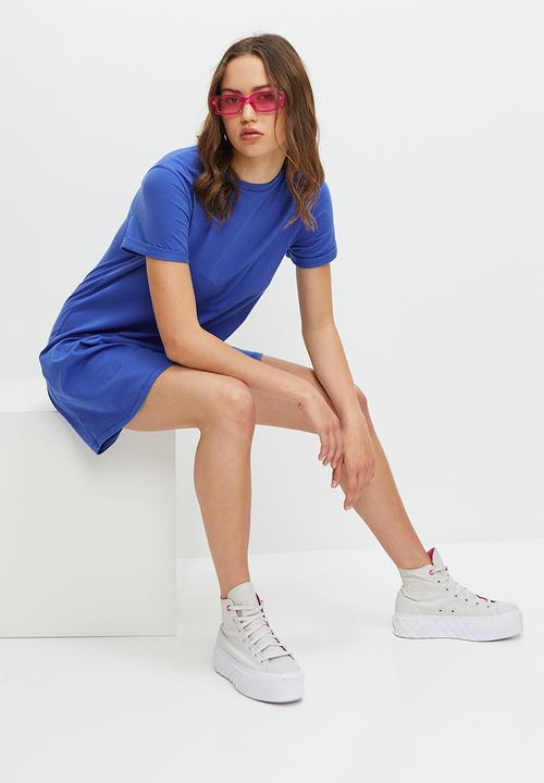 Blake - T-shirt dress mini - cobalt