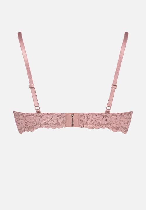Hunkemoller - Rose padded bra - purple
