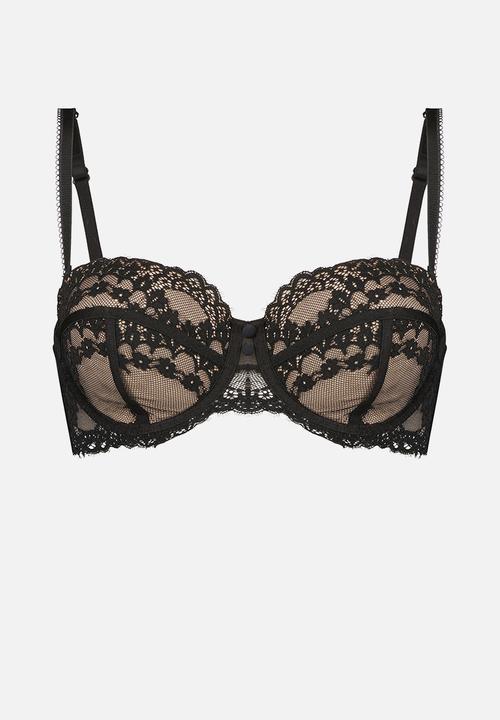 Hunkemoller - Daisy padded bra - black
