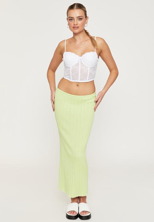 Supré  - Kate lace corset - white