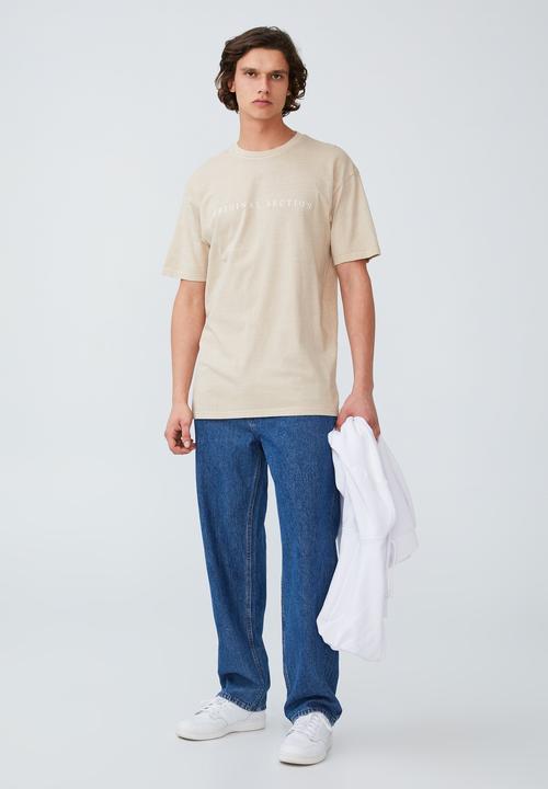 Cotton On - Easy T-shirt - cashew/original section