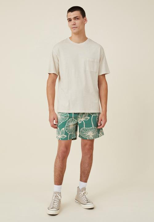 Cotton On - Kahuna short - green floral