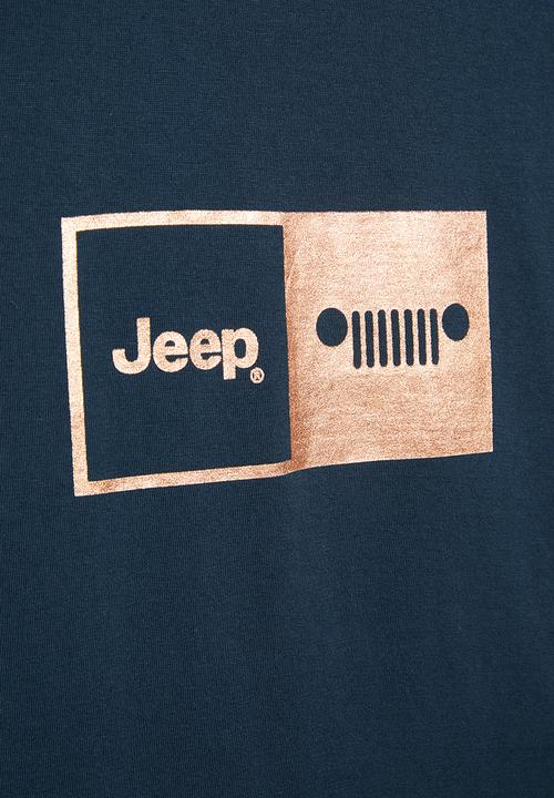 JEEP - Jeep logo T-shirt - navy
