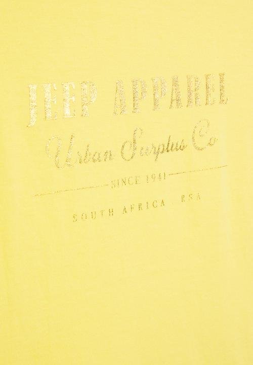 JEEP - Jeep graphic T-shirt - yellow