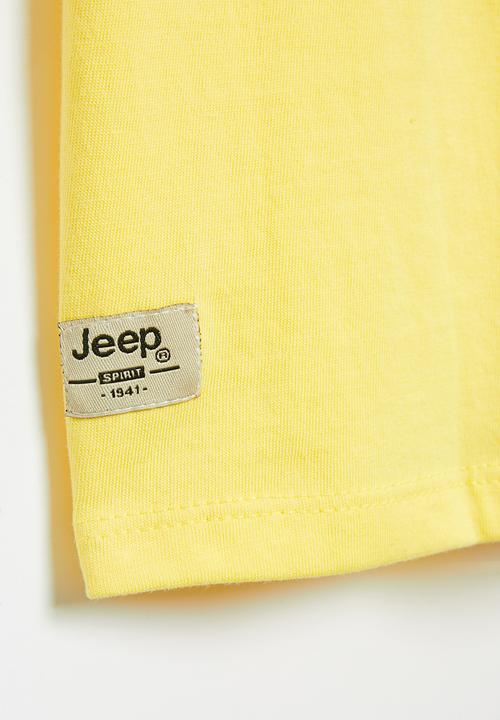 JEEP - Jeep graphic T-shirt - yellow