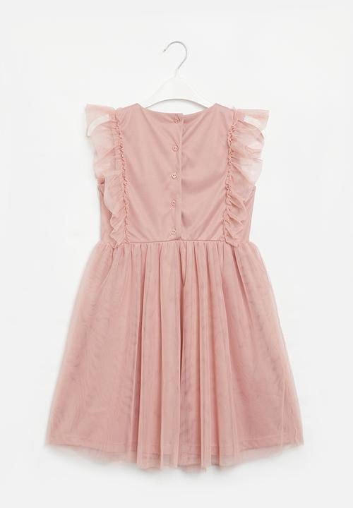 Superbalist - Tulle dress with frill - pink rose 