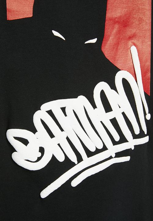 Superbalist - Older boys batman short sleeve T-shirt - black