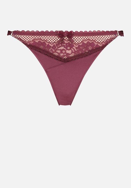 Hunkemoller - Malika string thong - red