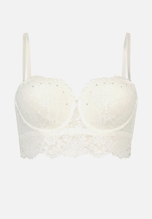 Hunkemoller - Tuppence padded bra - off white