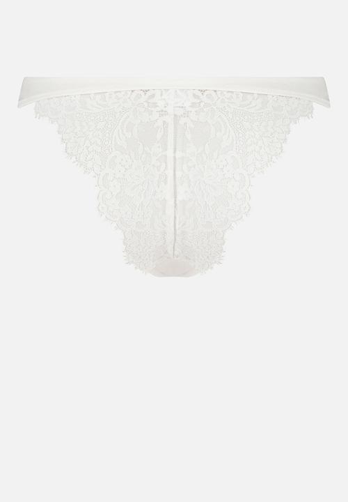Hunkemoller - Tuppence brazilian panty - off white