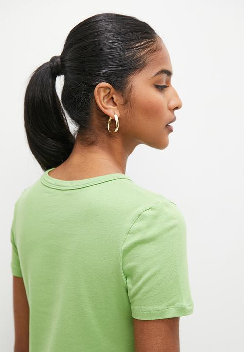 Superbalist - Basic crew fitted tee - green