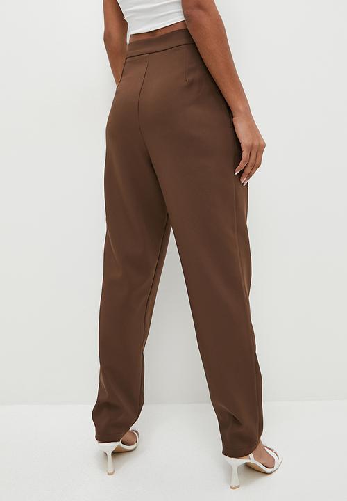 Superbalist - Tapered trouser - chocolate
