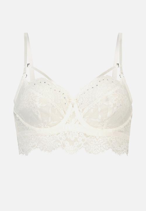 Hunkemoller - Tuppence bra - off white