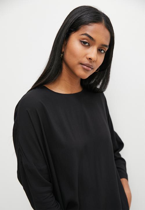 Superbalist - Kimono sleeve shell - black
