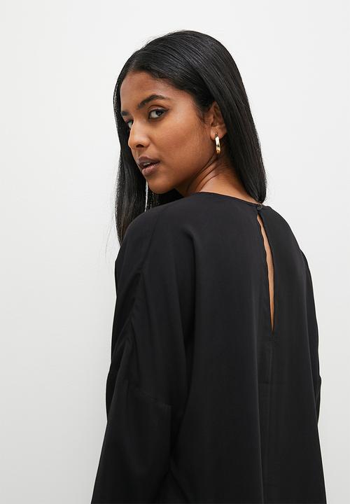 Superbalist - Kimono sleeve shell - black