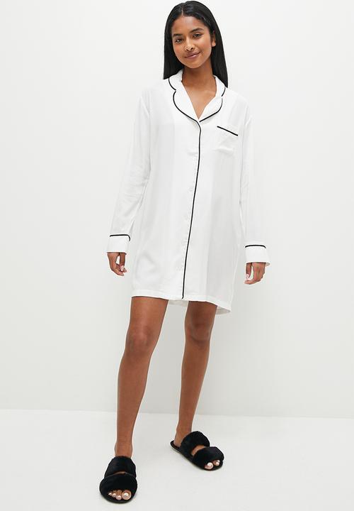 Superbalist - Sleep shirt nightie - ecru