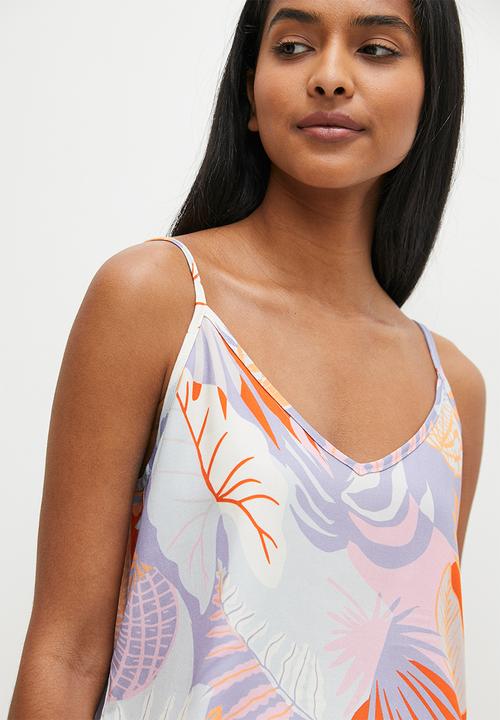 Superbalist - Sleep cami & shorts set - soft tropics