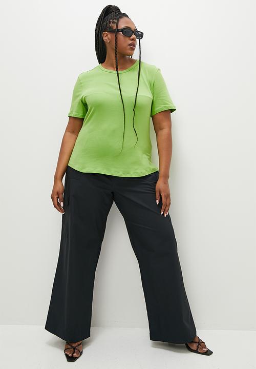 Superbalist - Basic fitted crew neck tee - green