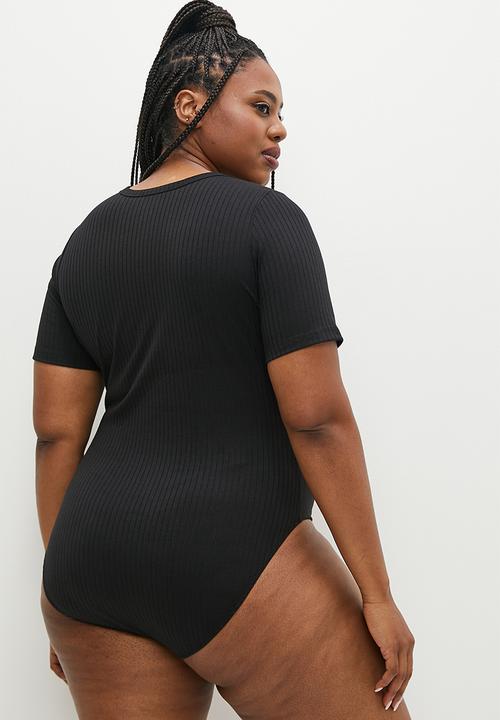 Superbalist - Tee bodysuit - black