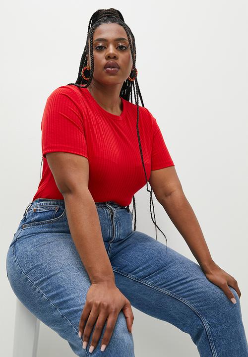 Superbalist - Tee bodysuit - red