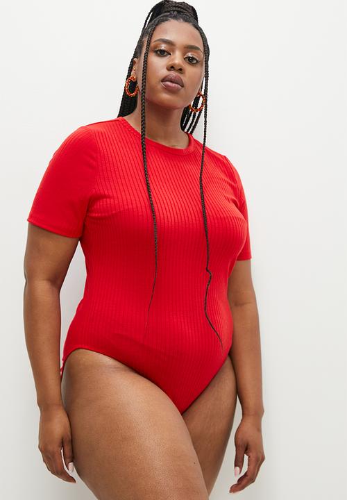 Superbalist - Tee bodysuit - red