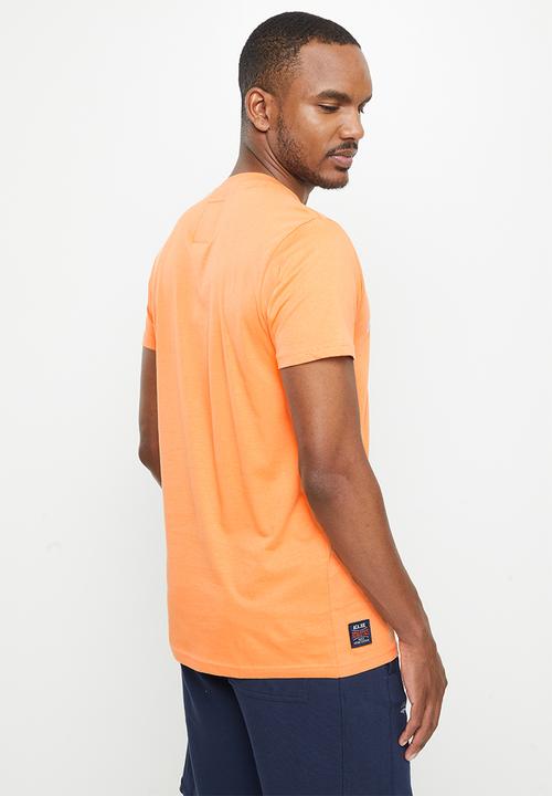 Aca Joe - Aca joe tackel twill applique short sleeve crew tee - mock orange