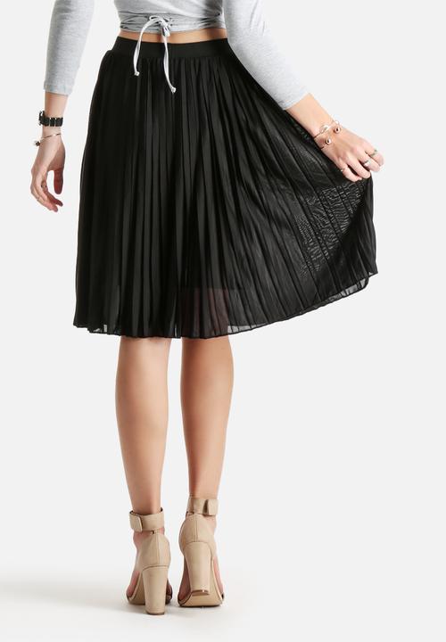 ONLY - Audo Plisse Knee Skirt 