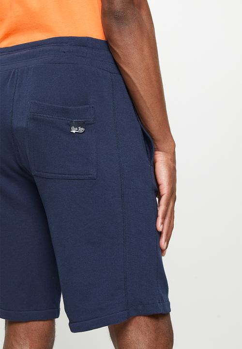 Aca Joe - Aca joe small logo shorts - navy