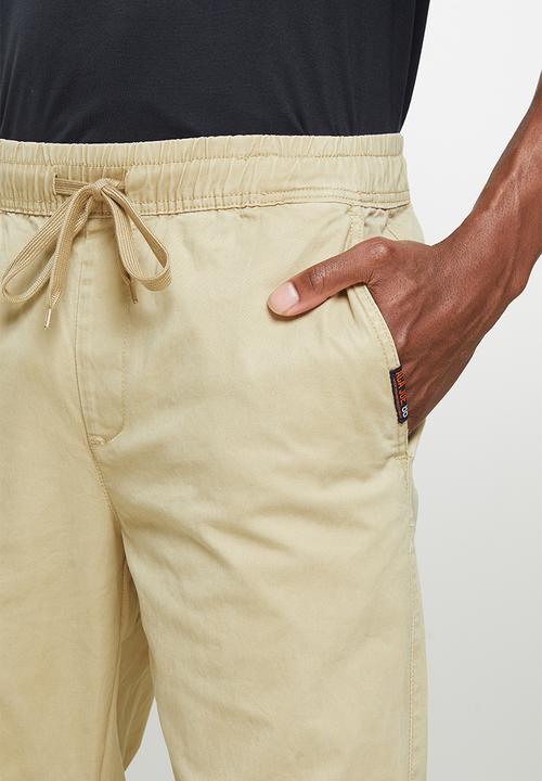Aca Joe - Aca joe stretch twill slim fit jogger - stone