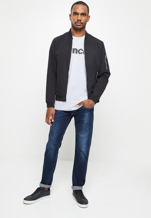 Bench - Poznan short sleeve tee - grey melange