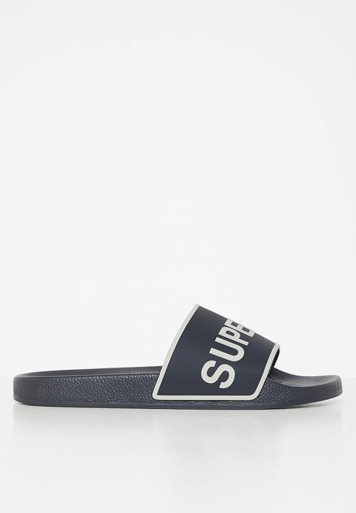 SUPERGA - 1908 putru slide - navy & white 