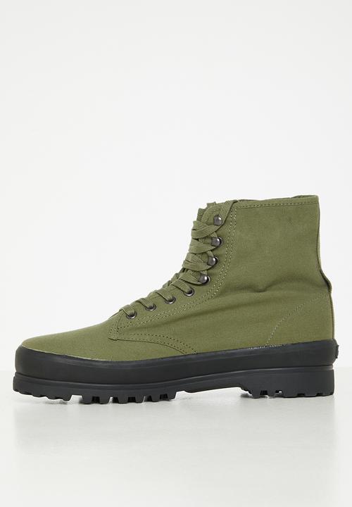 SUPERGA - Alpina - green sherwood & black