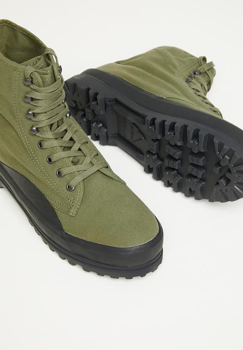 SUPERGA - Alpina - green sherwood & black