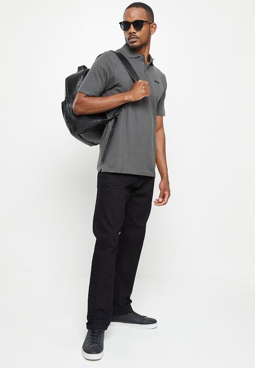urban° - Urban chest embroidery golfer - charcoal