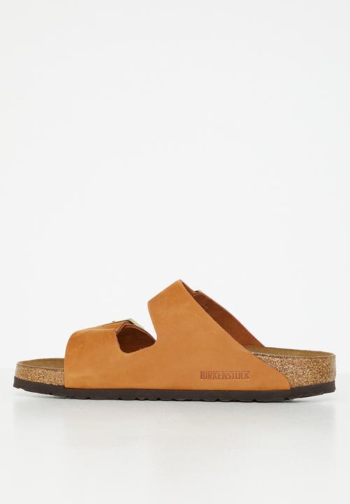 Birkenstock - Arizona sfb soft nubuck narrow - pecan