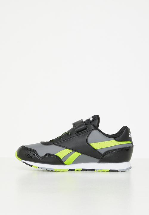 Reebok - Reebok royal cl jog 3.0 1v - core black/pure grey 5/acid yellow