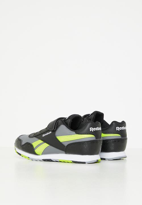 Reebok - Reebok royal cl jog 3.0 1v - core black/pure grey 5/acid yellow