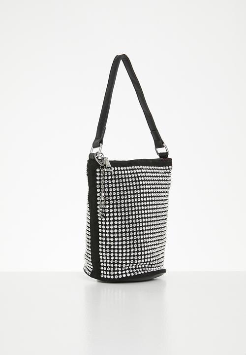 SISSY BOY - Bling lady like bag - silver