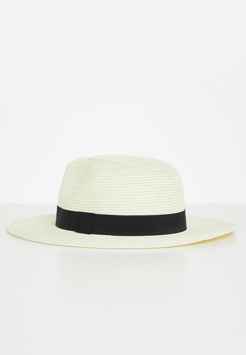 Superbalist - Yolo fedora hat - off white