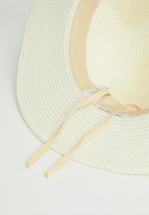 Superbalist - Yolo fedora hat - off white