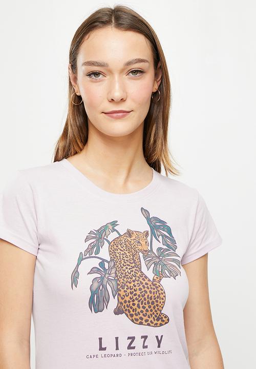 Lizzy - Poluna short sleeve tee - lilac
