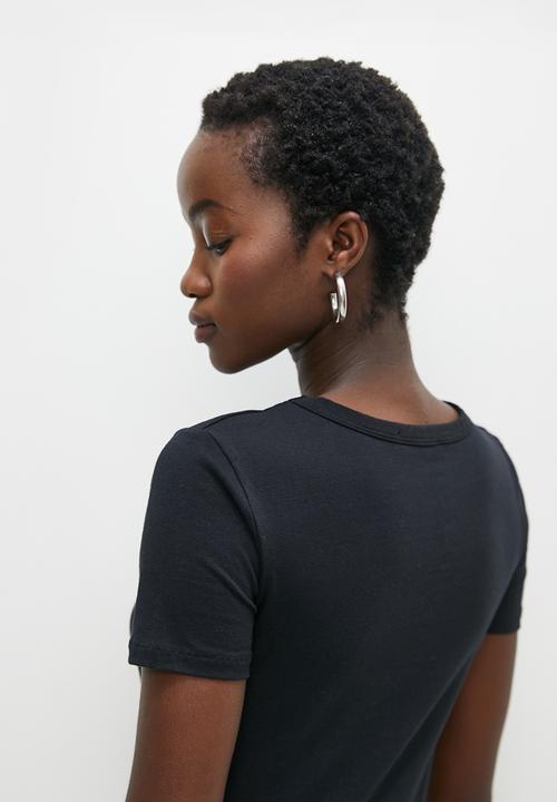 Superbalist - 2 pack slim fit tee - black & white