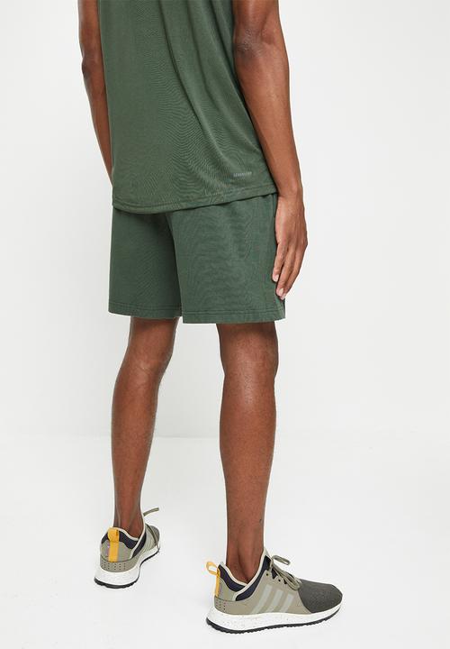adidas Performance - M mh bosshortft - green oxide & linen green