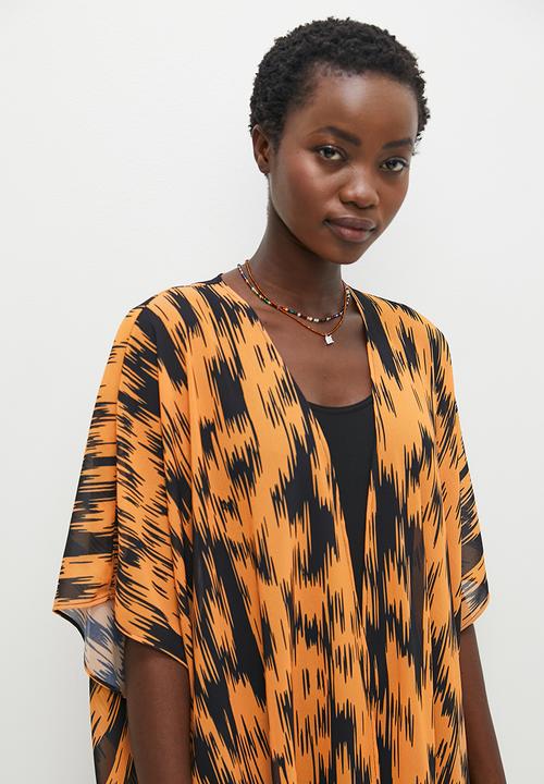 Superbalist - Short cover up - tan ikat