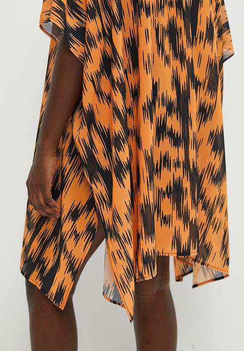 Superbalist - Short cover up - tan ikat
