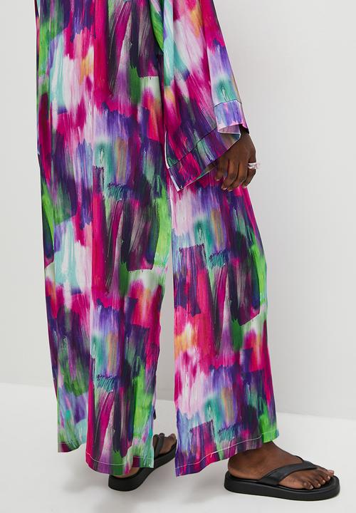 Superbalist - Longer length shaket - abstract brushstrokes