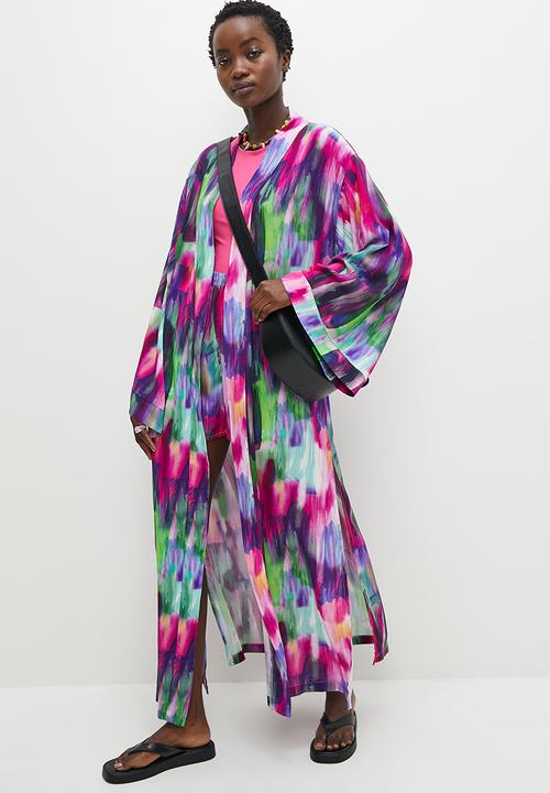 Superbalist - Longer length shaket - abstract brushstrokes