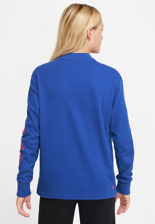 Nike - K acg df ls waffle - game royal & bright crimson