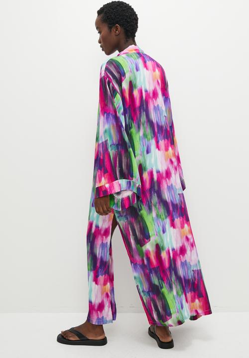 Superbalist - Printed pull on shorts - abstract brushstroke